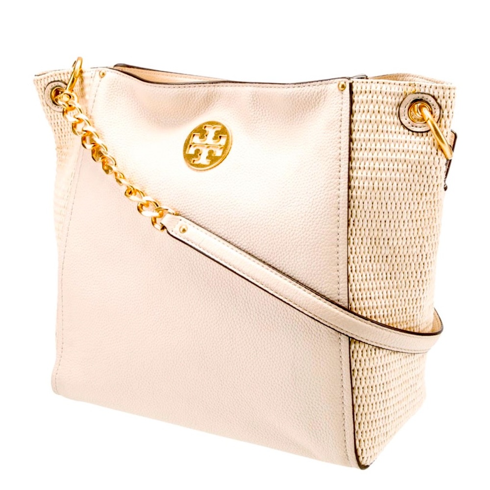 TORY BURCH - gorgeous neutral colored bag! This bag is gorgeous!